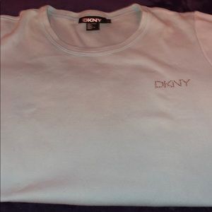 Classy baby blue DKNY top